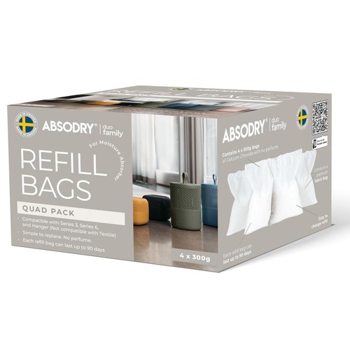 Absodry Moisture Absorber Refill Pack