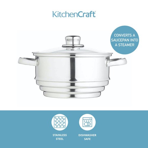 Kitchen Craft Stainless Steel Universal Steamer
