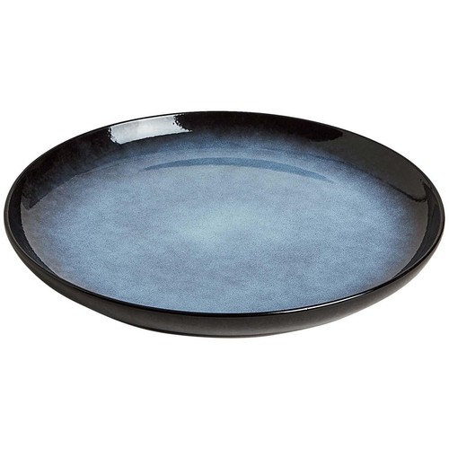 M&S Amberley Reactive Dinner Plate, Navy