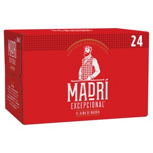 Madri Excepcional Premium Lager Beer Bottles