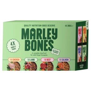 Marleybones Wet Dog Food Variety Pack (Chicken, Beef, Lamb, Salmon)