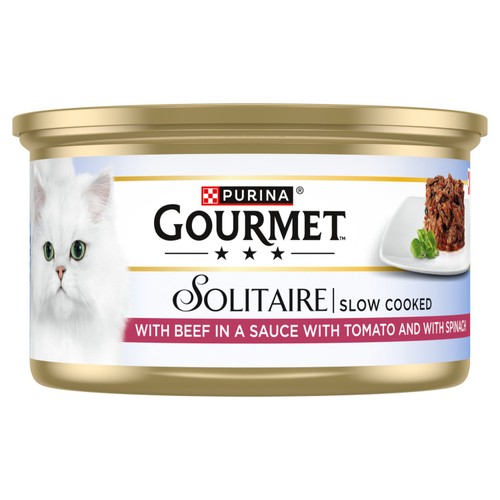 Gourmet Solitaire Beef Wet Cat Food
