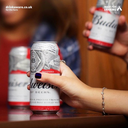 Budweiser Lager Beer Cans