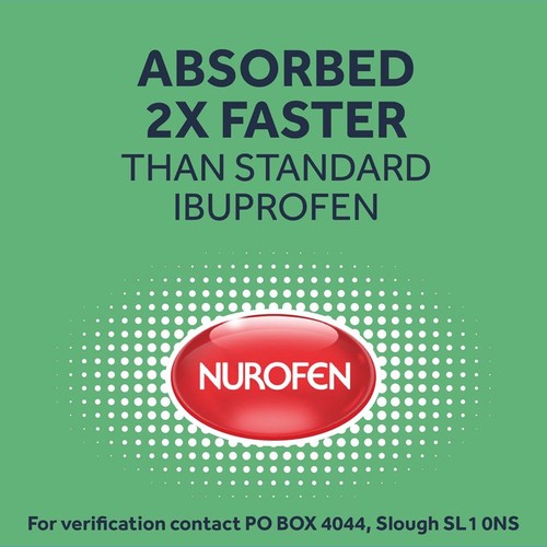 Nurofen Express Pain Relief Ibuprofen 200mg Liquid Caps