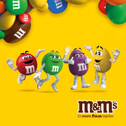 M&M's Peanut Christmas Pouch