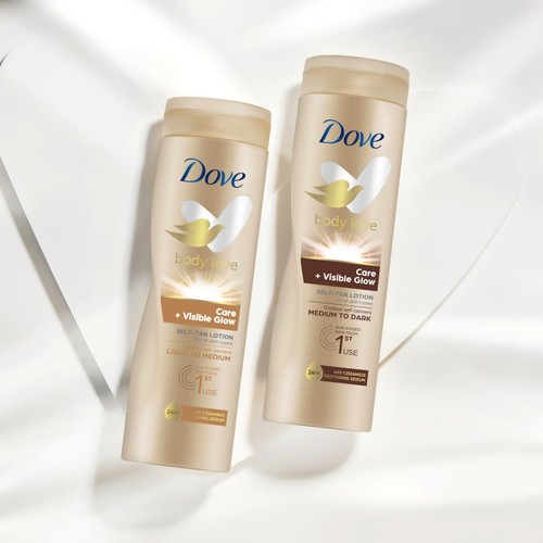 Dove Visible Glow Fair to medium self tan lotion