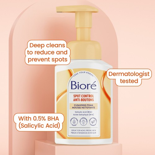 Biore Spot Control Cleansing Foam 