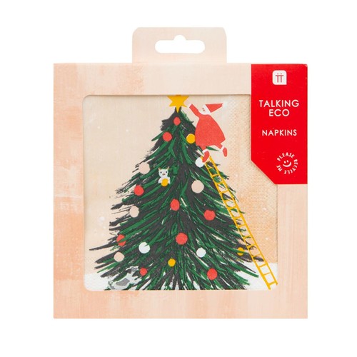 Santa Tree Christmas Napkins