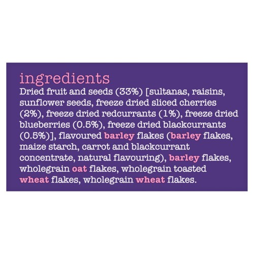 Dorset Cereals Luscious Berry&Cherry Muesli No Added Sugar Breakfast Cereal