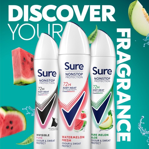 Sure Women 72hr Nonstop Protection Uplift & Fresh Antiperspirant Deodorant