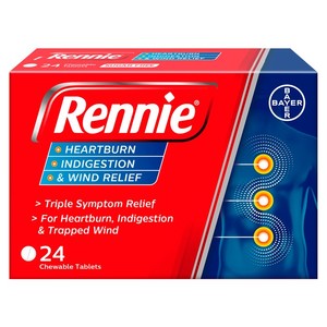 Rennie Sugar-Free Heartburn & Indigestion Chewable Tablets