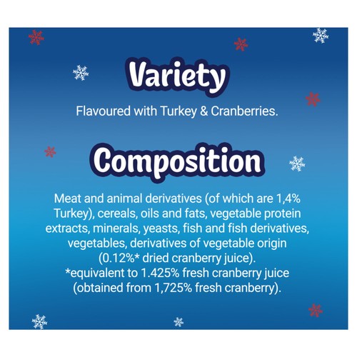 Felix Winter Mix Festive Turkey & Cranberry Cat Treats 60g