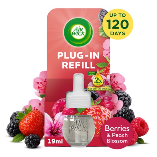 Airwick Fresh Berries & Peach Blossom Liquid Electrical, Single Refill