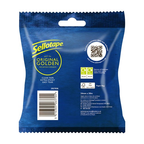 Sellotape Original Golden 24mm