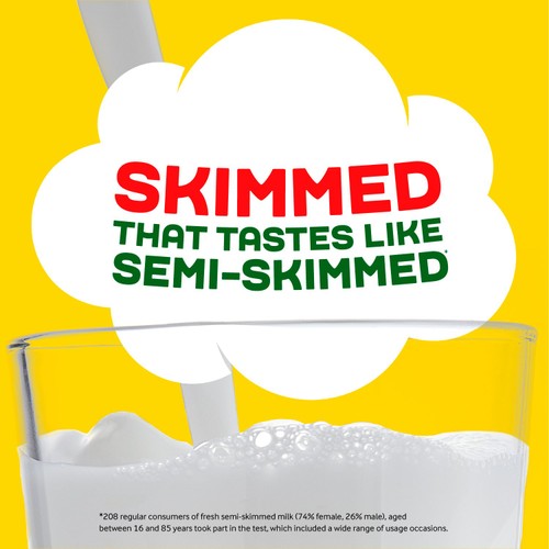 Arla BOB Skimmed Milk that Tastes like Semi-Skimmed
