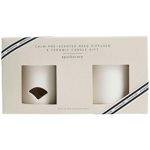 M&S Apothecary Calm Pre-Scented Diffuser & Candle Gift Set, Amber