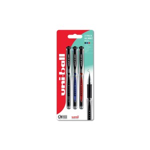 Uni-ball Signo Gel Impact UM-153S Pack Black/Blue/Red