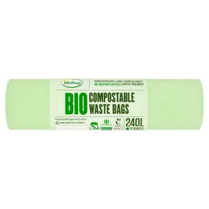 Biobag 240L Compostable Wheelie Bin Liners