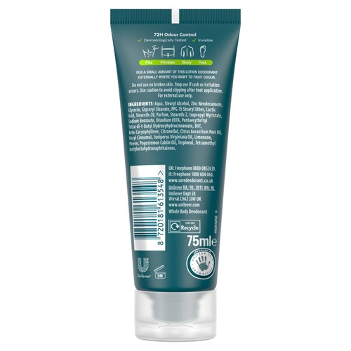 Sure Men Whole Body Active Fresh Cream Deodorant