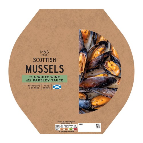 M&S Scottish Mussels in White Wine and Parsley Sauce