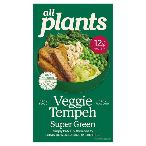 all plants Veggie Tempeh Super Green