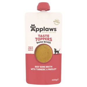 Applaws Natural Beef Bone Broth Dog Food Topper Spout Pouch