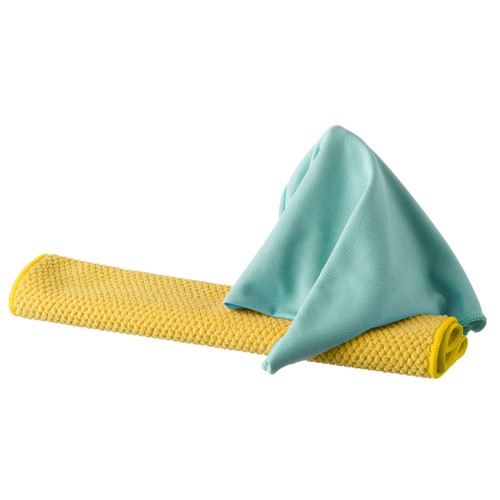 Spontex Microfibre Cloths Streak Free Window Cleaner Kit