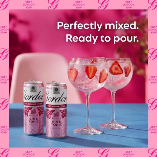 Gordon's Pink Gin & Tonic Can