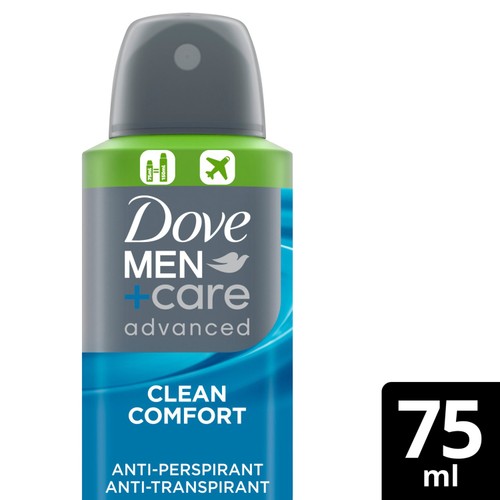 Dove Men+Care Advanced Antiperspirant Deodorant Clean Comfort Travel Size