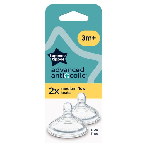 Tommee Tippee Advanced Anti Colic Medium Flow Teats