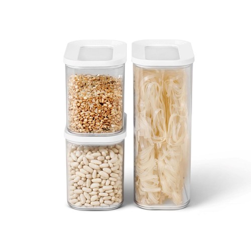 Mepal Modula Storage Container Starter Set 3pcs, White