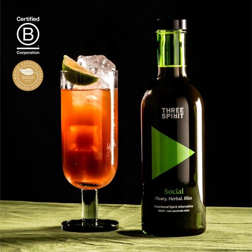 Three Spirit Social Functional Non-Alcoholic Spirit Alternative