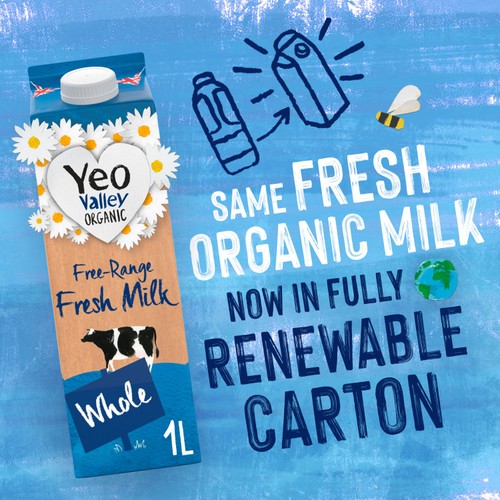 Yeo Valley Organic Fresh Whole Milk