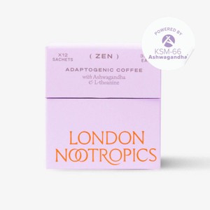 London Nootropics ZenAdaptogenic Coffee with KSM-66 Ashwagandha &L-theanine