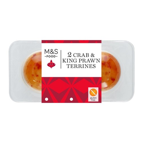 M&S 2 Crab & King Prawn Terrines