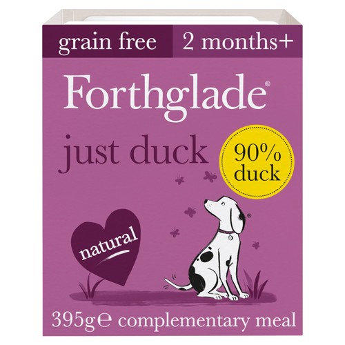 Forthglade Complementary Grain Free Wet Dog Food Just 90% Duck