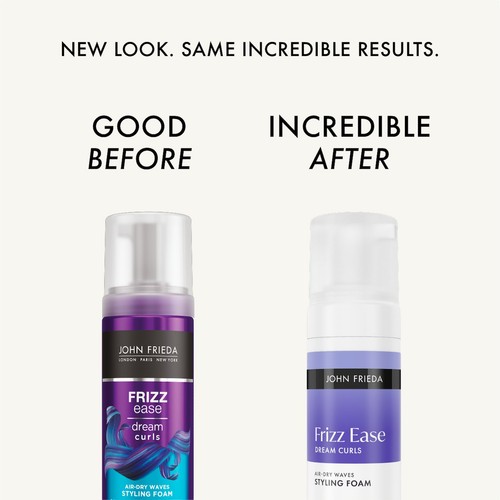 John Frieda Frizz Ease Dream Curls Air Dry Waves Styling Foam