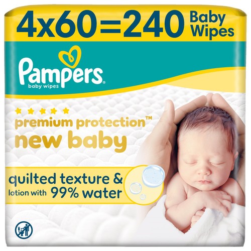 Pampers New Baby Wipes 4x