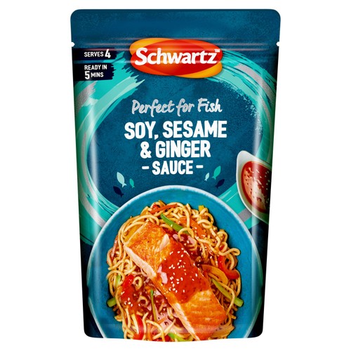 Schwartz Dark Soy, Sesame & Ginger Sauce for Fish
