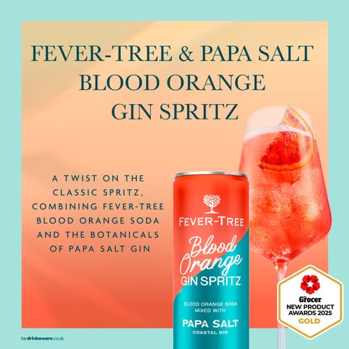Fever-Tree & Papa Salt Blood Orange Gin Spritz