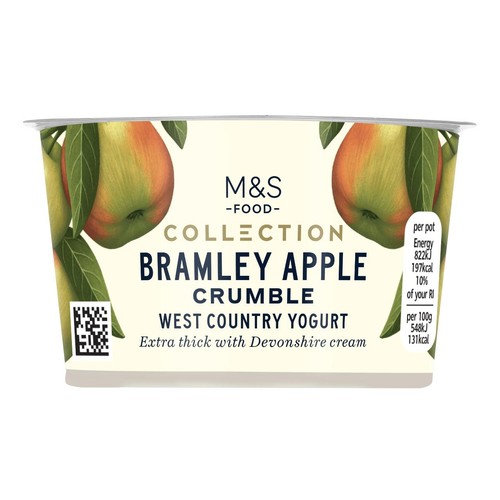 M&S Collection Bramley Apple Crumble West Country Yogurt