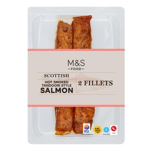 Scottish Hot Smoked Tandoori Salmon Fillets