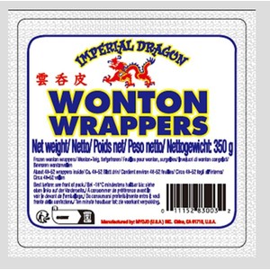 IMPERIAL DRAGON WONTON WRAPPERS