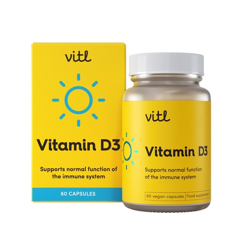 Vitl Vitamin D3 Capsules