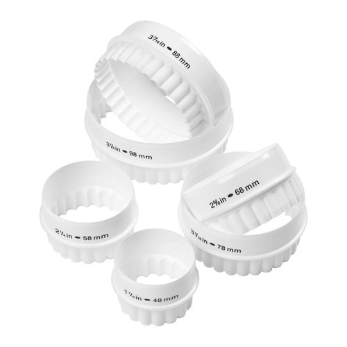 Tala 6 Reversible Round Crinkle Cutters 
