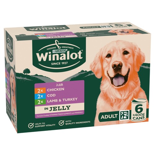 Winalot Classics Mixed in Jelly Wet Dog Food Can