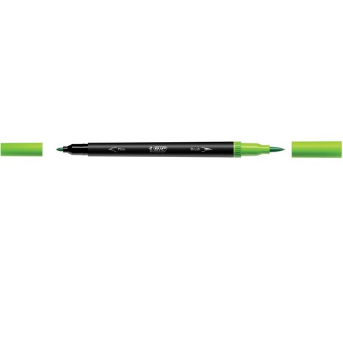 BIC Intensity Dual Tip Felt Pens, Pack of 12