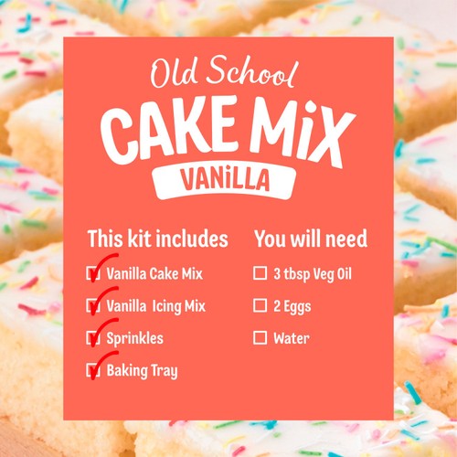 Dr. Oetker Vanilla School Cake Mix