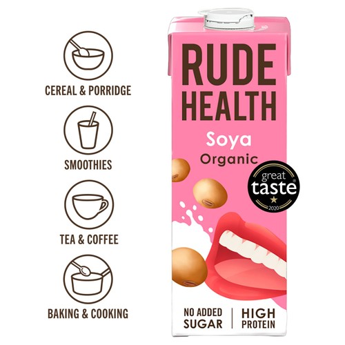 Rude Health Organic Soya Drink Longlife