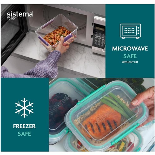 Sistema 1.25L Bento Cube To Go Lunch Box